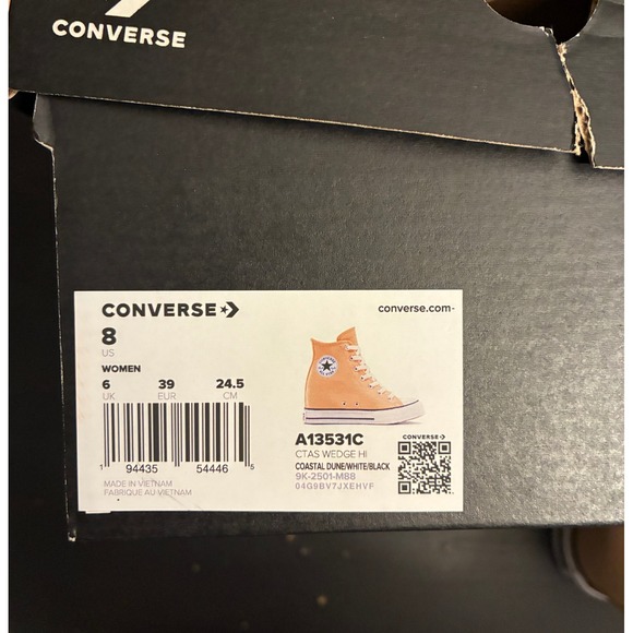 NEW Converse Chuck Taylor Size 8 All Star Lift Womens Platform High-Top Sneakers - Picture 8 of 8